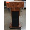 Image 1 : Wooden Podium Stand w/ Amplivox Sound System Base 22" x 17" x 44"H