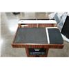Image 5 : Wooden Podium Stand w/ Amplivox Sound System Base 22" x 17" x 44"H