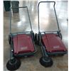 Image 1 : Qty 2 Minuteman HM27M Industrial Push Sweepers