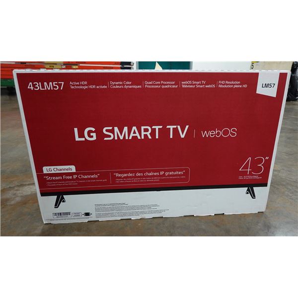 LG 43LM57 Smart 43" TV New in Box