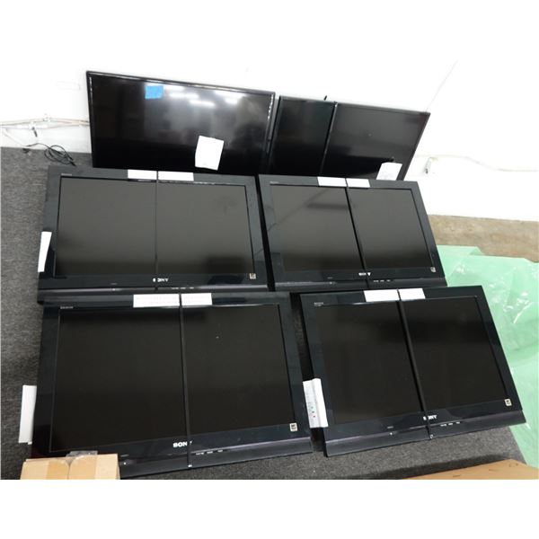 Qty 6 LED TV's:  Sony KDL-32S5100, Samsung UN32EH4000F, etc