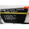 Image 5 : Aloha Stadium Letter Board on Pedestal Stand 24" x 51"H  w/ Letters