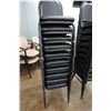 Image 3 : Qty 20 Metal Stacking Chairs w/ Upholstered Seats & Backs 16" x 15" x 35"H