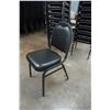 Image 11 : Qty 20 Metal Stacking Chairs w/ Upholstered Seats & Backs 16" x 15" x 35"H