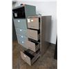 Image 8 : Metal 4-Drawer Filing Cabinet 18" x 28" x 52"H & Lateral 6-Drawer File 36" x 20" x 65"H
