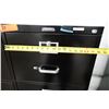 Image 4 : Qty 3 McDowell & Craig Black 4-Drawer Filing Cabinets 18" x 28" x 52"H