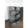 Image 3 : Qty 2 Sen 5-Drawer Filing Cabinets 18" x 28" x 60"