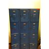 Image 2 : Metal 12-Compartment Locker Unit 36" x 21" x 66"H