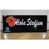 Image 1 : Aloha Stadium Sign w/ Hibiscus 60" x 24"