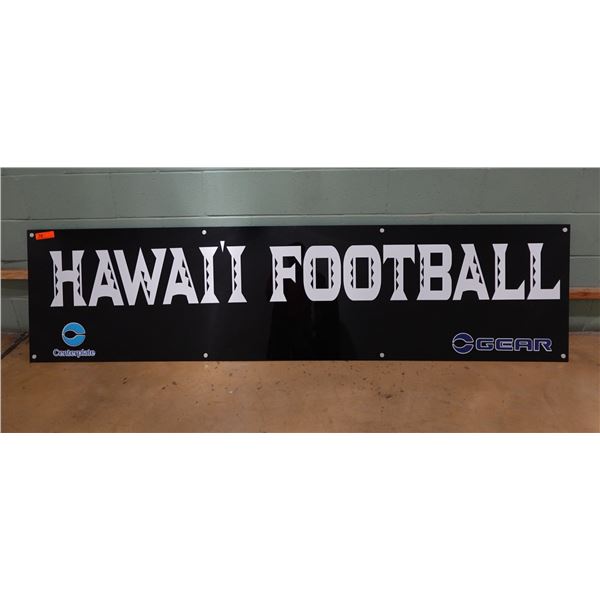Hawaii Football Sign 96" x 24"