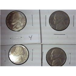 1980-S, 81-S,82-S And 83-S Jefferson Nickels Proof