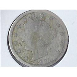 1885 Liberty "V" Nickel (Key Date)