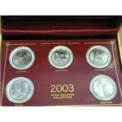 2003 State Quarter Collection (UNC) As Shown