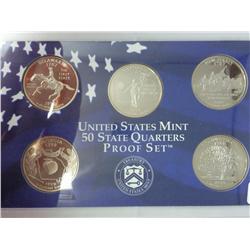 1999 US 50 State Quarters Proof Set (No Box)