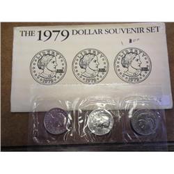 1979-P/D/S SBA Dollar Souvenir Set (3 Coins)