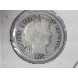 1899 Barber Dime