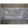 Image 1 : 1864 $10 Confederate States Of America Note