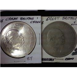 2-1965 Great Britain Churchill Crowns