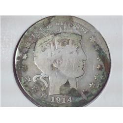 1914 Barber Quarter
