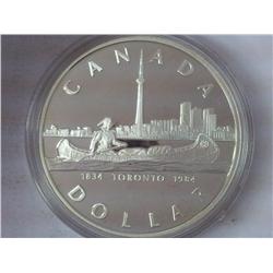 1984 Canada Toronto Dollar Proof .3750 Oz ASW