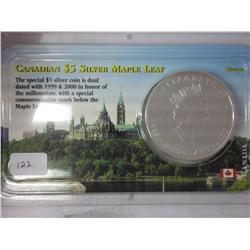 1999/2000 Canada $5 Silver Maple Leaf (UNC)