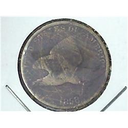 1858 Large Letters Flying Eagle Cent