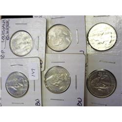 6-Assorted 2000-P/D State Quarters (UNC)