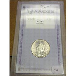 1982-D Washington Half AACGS MS65