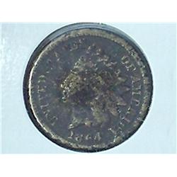 1864 Indian Head Cent
