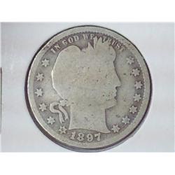 1897 Barber Quarter