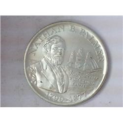 Nathan B. Palmer 1/2+Oz. Silver Token (UNC)