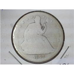 1877 Seated Liberty Half Dollar