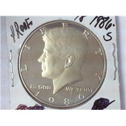 1986-S Kennedy Half Dollar (Gem Proof)