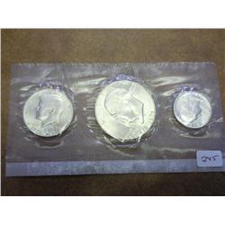 1976 Silver US MInt 3 Coin Bicentennial Set