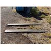 Image 2 : Pair Metal Forklift Extensions 8' L