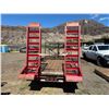 Image 6 : Heavy Equipment Trailer 12k Capacity, 18' - Has Storage For Attachments