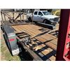 Image 8 : Heavy Equipment Trailer 12k Capacity, 18' - Has Storage For Attachments
