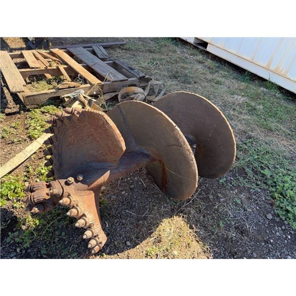 Machine Attachment Auger Bit 35"L
