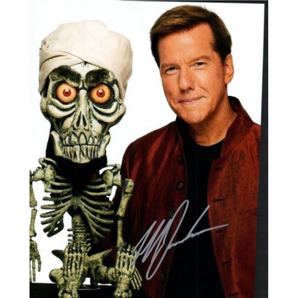 Comedian Jeff Dunham facsimile signed photo