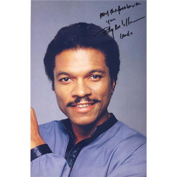 Star Wars Billy Dee Williams facsimile Signed Photo