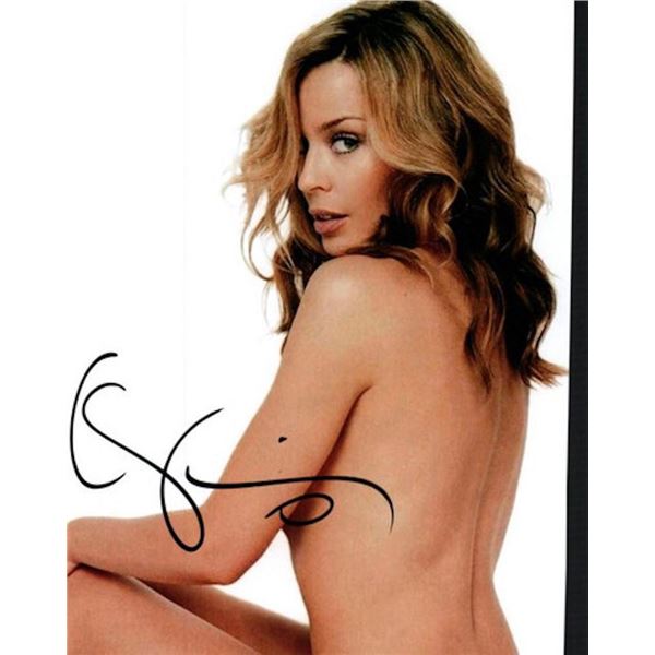 Kylie Minogue facsimile signed photo