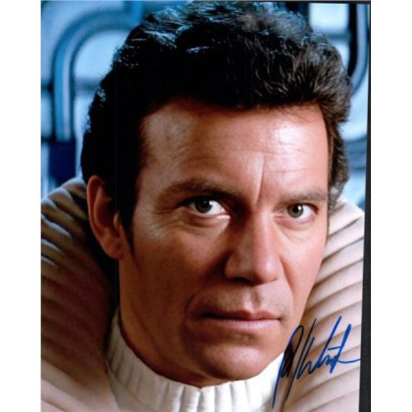 Star Trek William Shatner facsimile signed photo
