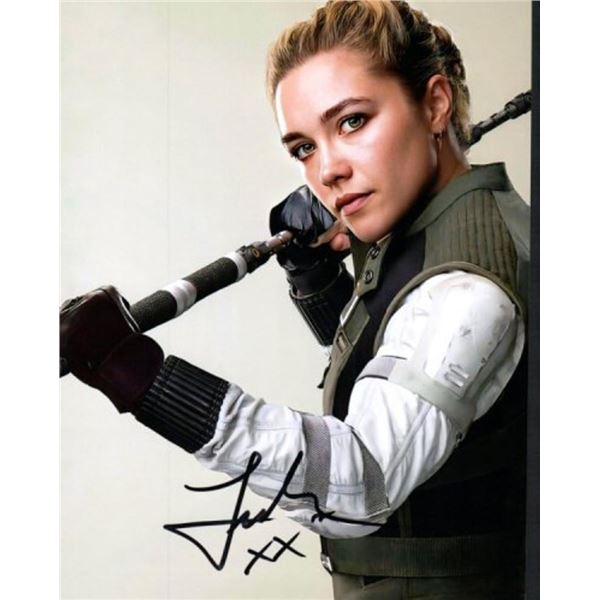 The Black Widow Florence Pugh facsimile signed photo