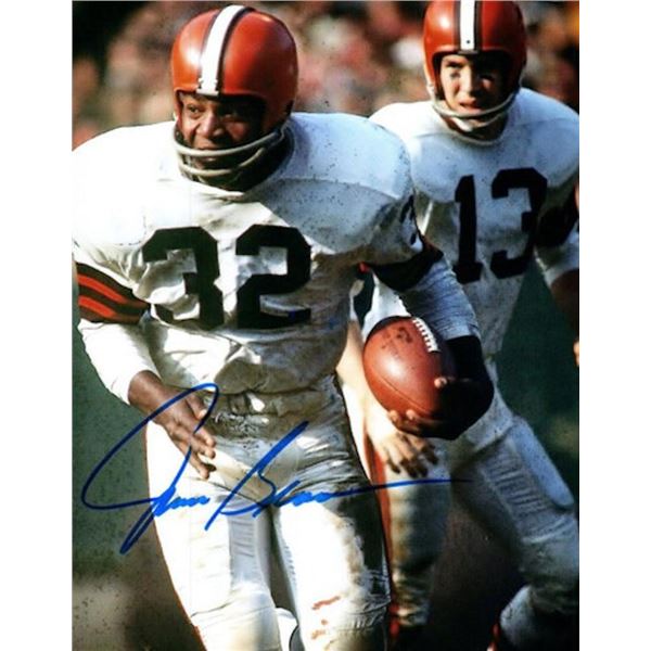 Cleveland Browns Jim Brown facsimile signed photo