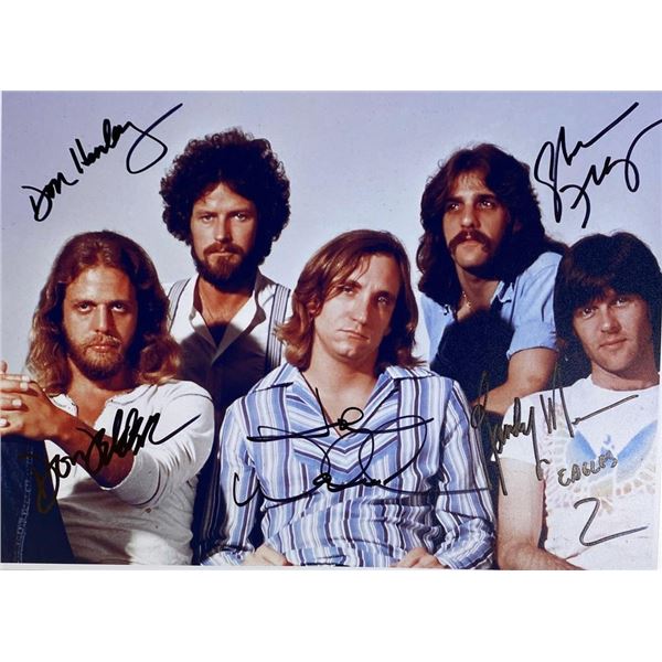 The Eagles facsimile band signed photo