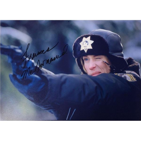 Fargo Frances McDormand facsimile signed movie photo