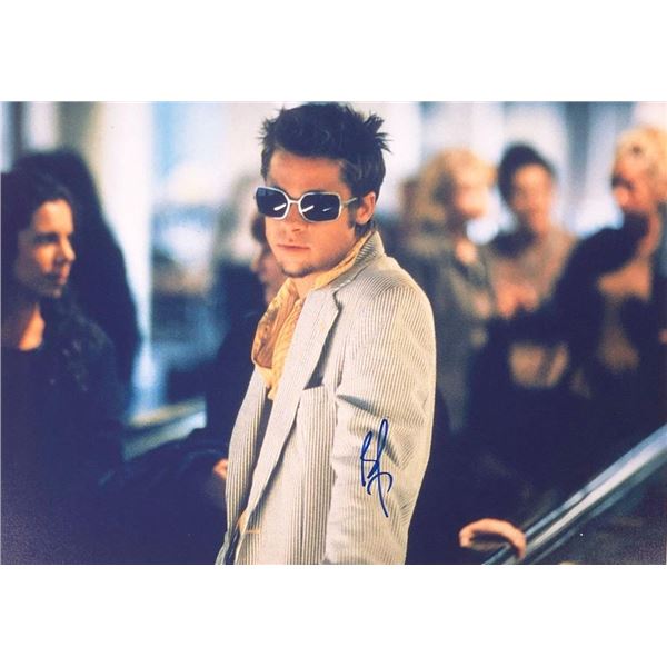 Fight Club Brad Pitt facsimile signed movie photo