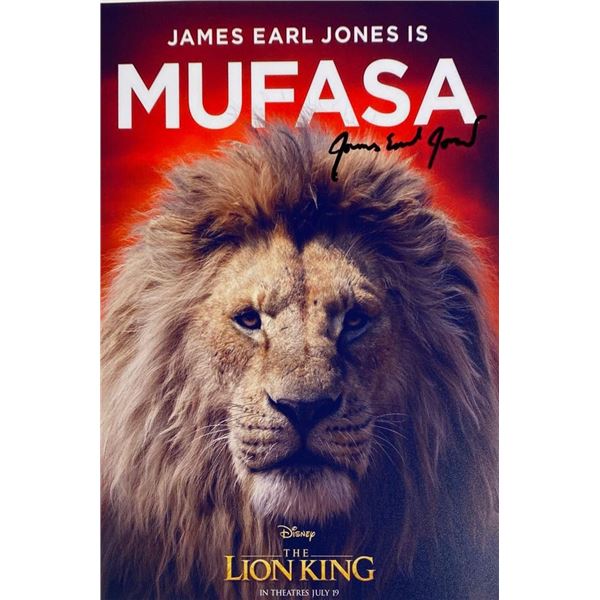 The Lion King James Earl Jones facsimile signed movie photo