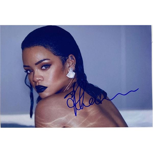 Rihanna facsimile signed photo
