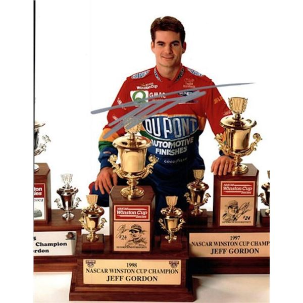 Nascar Jeff Gordon facsimile signed photo